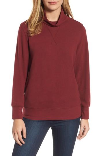 Women's Melloday Turtleneck Sweatshirt - Burgundy