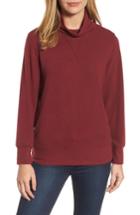 Women's Melloday Turtleneck Sweatshirt - Burgundy