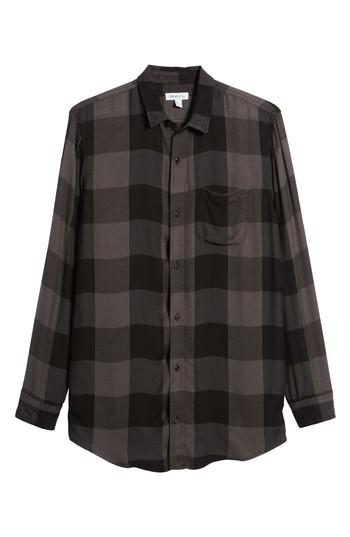 Men's The Rail Yarn Dyed Plaid Shirt - Grey