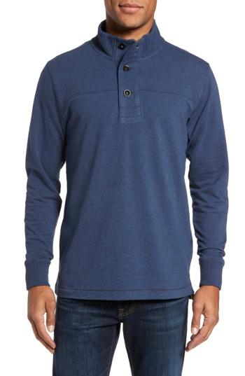 Men's Jeremiah Taylor Quarter Button Pullover - Blue