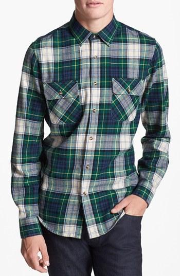 Topman Plaid Flannel Shirt