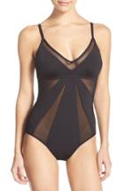 Women's Kenneth Cole New York 'sheer Satisfaction' One-piece Swimsuit