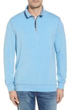 Men's Surfside Supply Brushback Quarter Zip Pullover, Size - Blue