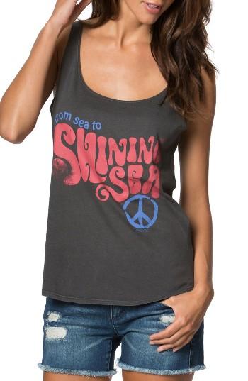 Women's O'neill Shining Sea Graphic Tank - Black