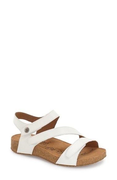 Women's Josef Seibel 'tonga' Leather Sandal -8.5us / 39eu - White