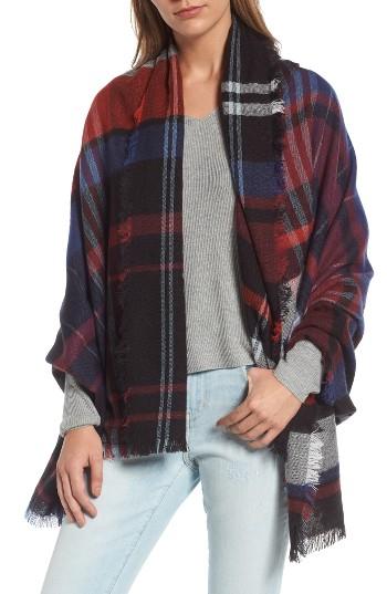 Women's Treasure & Bond Heritage Plaid Blanket Wrap