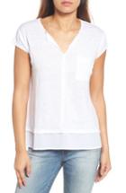 Women's Sanctuary City Mix Layered Look Tee - White
