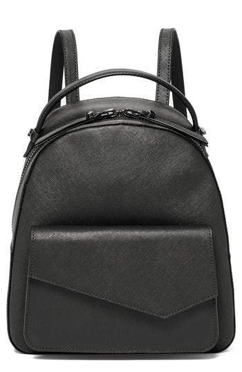 Botkier Cobble Hill Calfskin Leather Backpack - Black