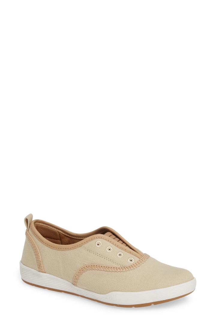 Women's Comfortive Lithia Slip-on Sneaker M - Beige