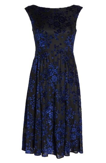 Women's Betsey Johnson Burnout Velvet Midi Dress