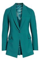 Women's Theory Etienette B Good Wool Suit Jacket - Green