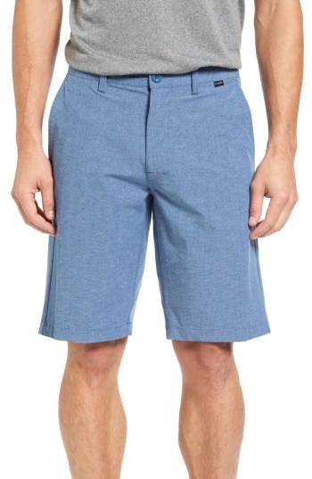 Men's Travis Mathew Beck Stretch Performance Shorts - Blue