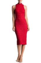Women's Dress The Population Norah Lace Midi Dress - Red