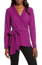 Women's Gibson Wrap Blouse - Pink