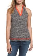 Women's Thml Embroidered Dot Print Top
