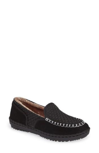Women's Bernie Mev. Faux Fur Lined Loafer Slipper Us / 40eu - Black