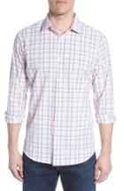 Men's Mizzen+main Kimble Check Sport Shirt - Pink
