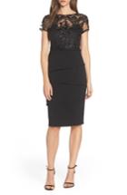 Women's Adrianna Papell Sequin Cocktail Sheath - Black