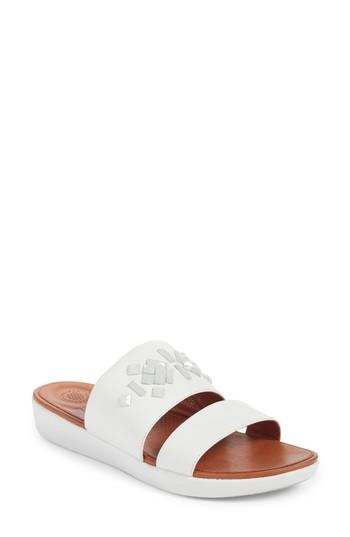 Women's Fitflop Delta Slide Sandal M - White