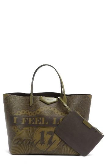 Givenchy Antigona Printed Shopper - Green