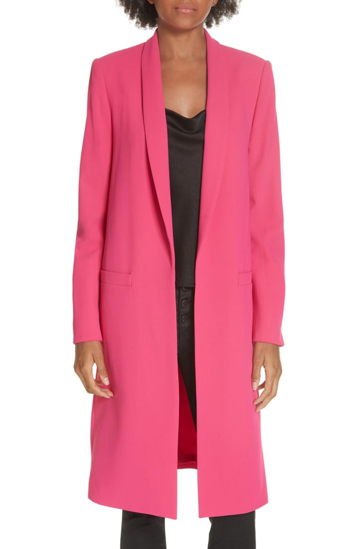 Women's Alice + Olivia Kylie Long Jacket - Pink