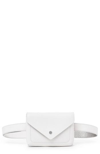 Botkier Vivi Calfskin Leather Convertible Belt Bag - White