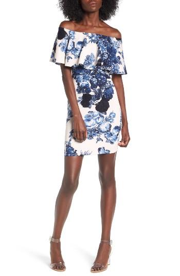 Women's Soprano Floral Off The Shoulder Dress