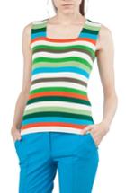 Women's Akris Punto Multicolor Stripe Knit Tank