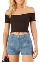Women's Reformation Janine Ribbed Top