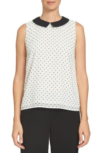 Women's Cece Collared Clip Dot Shell