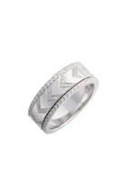 Women's Ef Collection Diamond Chevron Spinning Ring