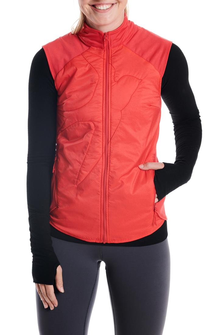 Women's Oiselle Flyout Vest - Red