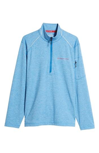 Men's Vineyard Vines Performance Half Zip Pullover - Blue