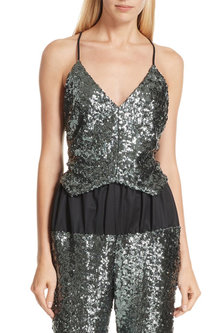 Women's Rachel Comey Frolic Sequin Panel Camisole - Metallic