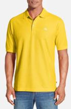 Men's Tommy Bahama 'the Emfielder' Original Fit Pique Polo, Size - Yellow