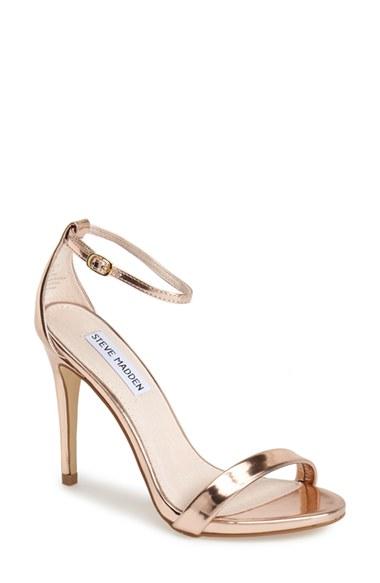 Women's Steve Madden Stecy Sandal M - Metallic