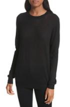 Women's Joseph Crewneck Cashmere Sweater - Black