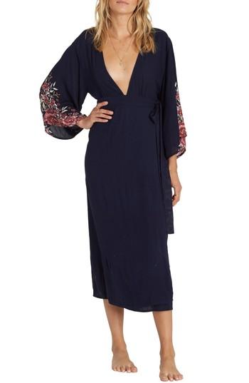 Women's Billabong Robe Life Midi Dress - Blue