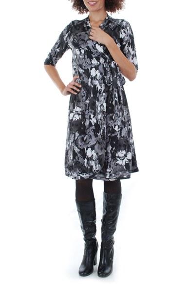 Women's Everly Grey Mila Wrap Maternity/nursing Dress