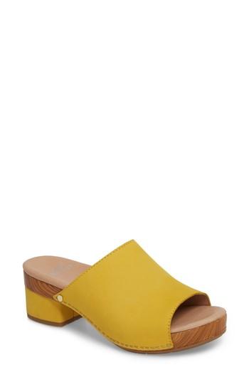 Women's Dansko Maci Mule Sandal .5-6us / 36eu M - Yellow
