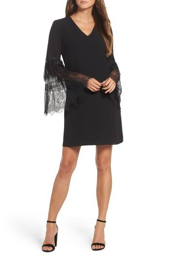 Women's Kobi Halperin Suki Lace Sleeve Shift Dress