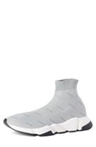 Men's Balenciaga Logo Speed Slip-on Us / 43eu - Grey