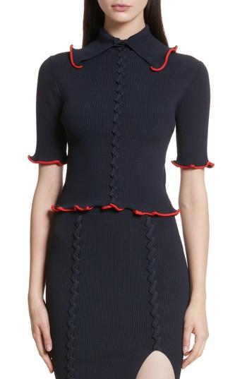 Women's Opening Ceremony Criss Cross Crop Top