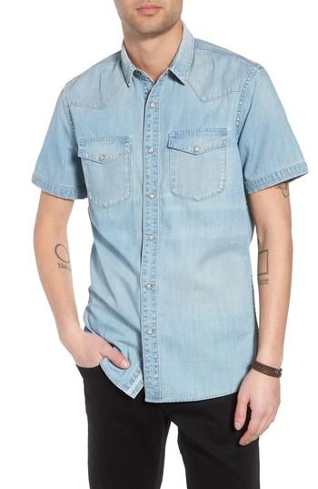 Men's Treasure & Bond Slim Fit Western Denim Shirt