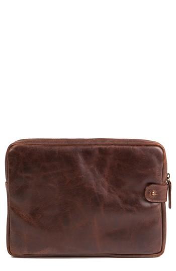 Men's Moore & Giles Leather Tablet Sleeve - Brown