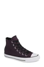 Women's Converse Chuck Taylor All Star Winter Woven High Top Sneaker .5 M - Purple