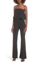 Women's Socialite Popover Strapless Jumpsuit - Black