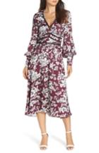 Women's Bardot Jolie Print Midi Dress - Burgundy