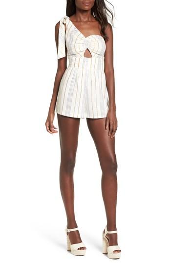 Women's Tularosa Zana One-shoulder Romper - White