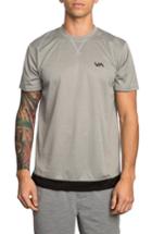 Men's Rvca Runner Mesh T-shirt, Size - Grey